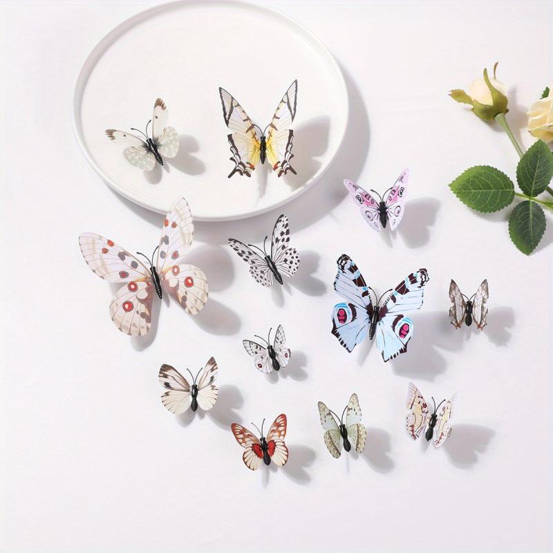 12pcs Colorful Butterfly Hair Clip for Women Girls Baby