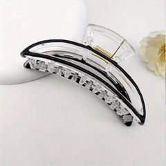 Banana Shape Plastic Hair Clip Enamel Painted Hair Claw