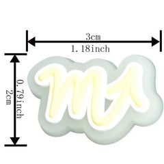 Rubber Shoe Charm Luminous Shoe Buckle Clogs DIY Accessories