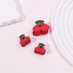 3pcs Cherry Shaped Hair Claw Clip for Girls Baby Sweet Hair Clip