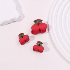 3pcs Cherry Shaped Hair Claw Clip for Girls Baby Sweet Hair Clip