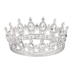 Crystal Queen Crown Rhinestone Wedding Tiara Headband Princess Crown