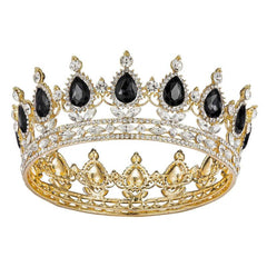 Crystal Queen Crown Rhinestone Wedding Tiara Headband Princess Crown