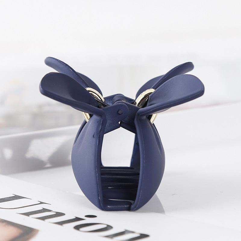 Solid Hair Claw Bowknot Shape Ponytail Holder