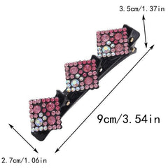 Vintage Rhinestone Hair Clip for Women Girls