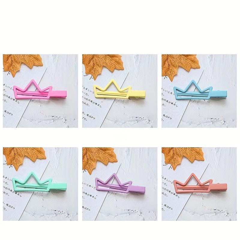 Crown Shaped Candy Hair Clip for Women Girls
