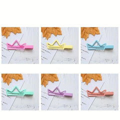 Crown Shaped Candy Hair Clip for Women Girls