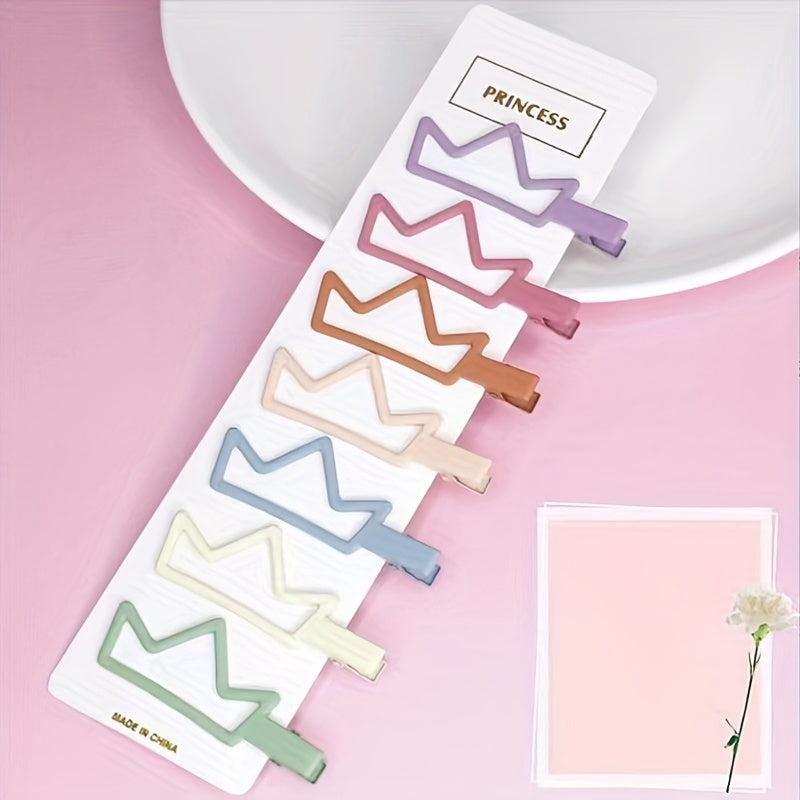 Crown Shaped Candy Hair Clip for Women Girls