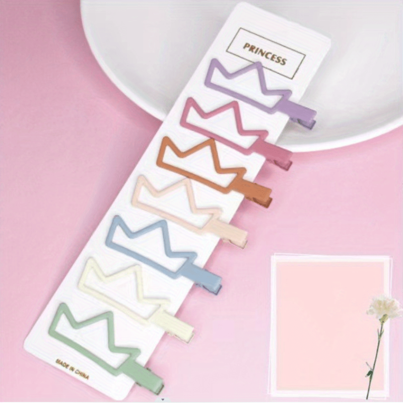 Crown Shaped Candy Hair Clip for Women Girls