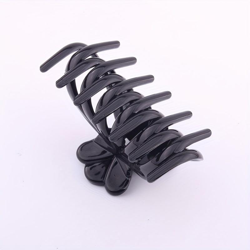 2pcs Glossy Hair Claw Clip Large Octopus Hair Claw For Ponytail Holder