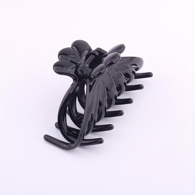 2pcs Glossy Hair Claw Clip Large Octopus Hair Claw For Ponytail Holder