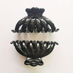 2pcs Glossy Hair Claw Clip Large Octopus Hair Claw For Ponytail Holder