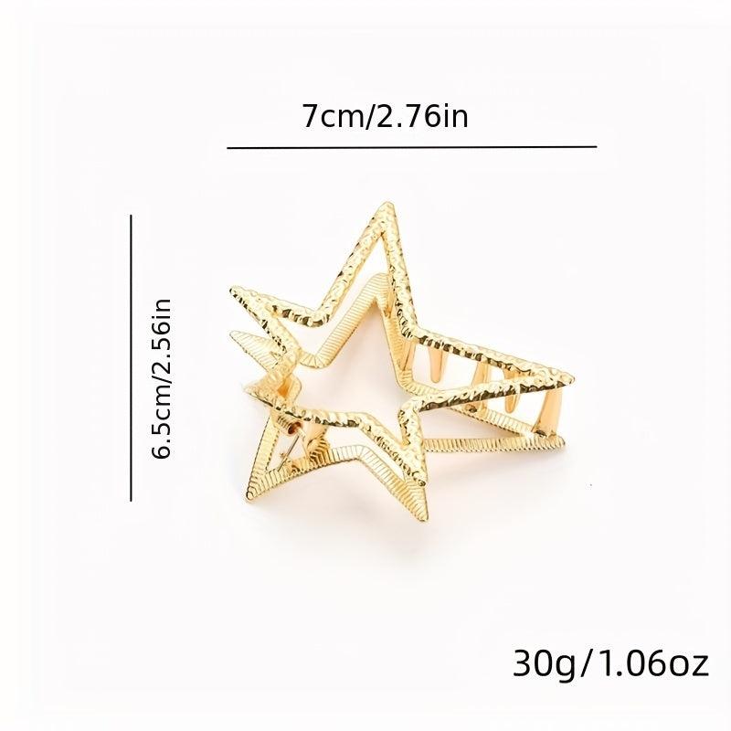 Heart Shaped Hair Claw Hollow Nonslip Hair Claw For Ponytail