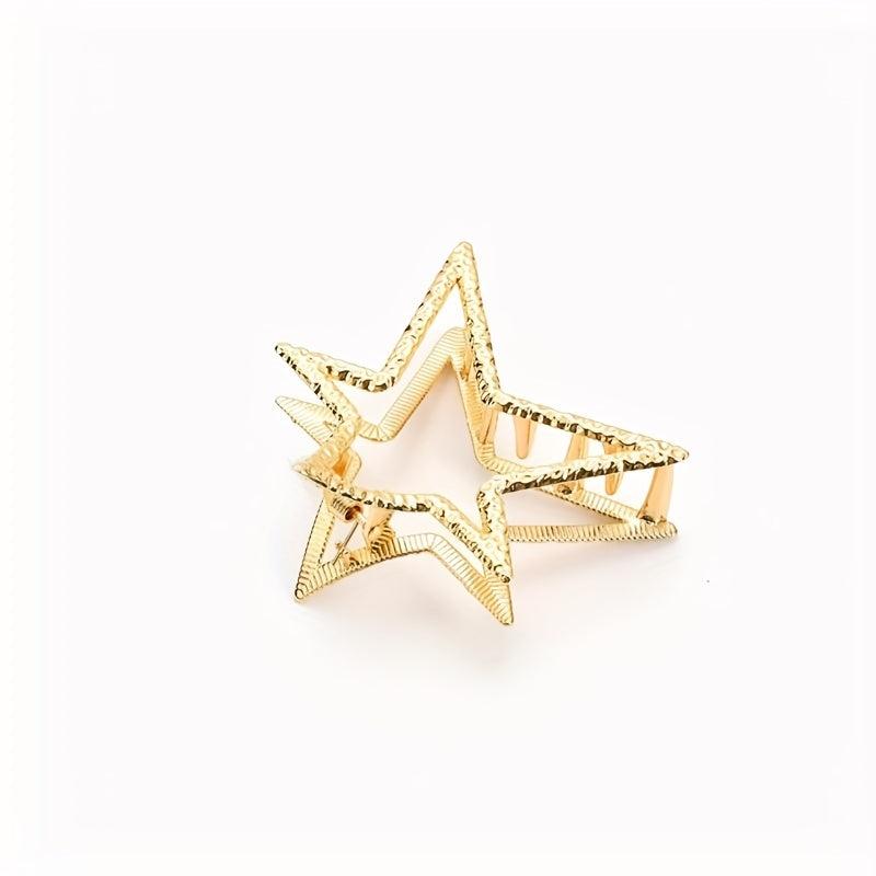 Heart Shaped Hair Claw Hollow Nonslip Hair Claw For Ponytail