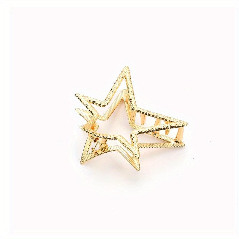 Heart Shaped Hair Claw Hollow Nonslip Hair Claw For Ponytail