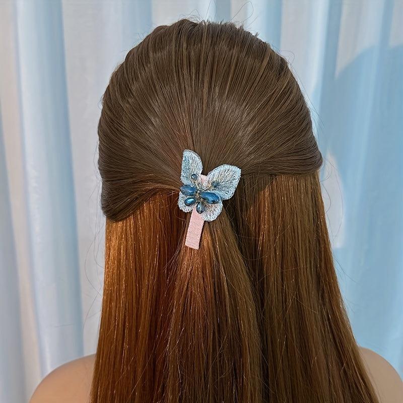 Butterfly Hair Clip Summer Duckbill Barrette Hair Slides Clip