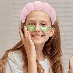 2pcs Spa Headband For Women Towel Cloth Headband Sponge Spa Headband