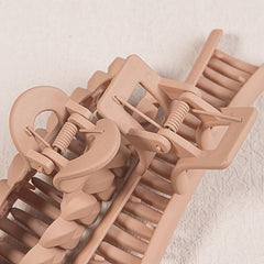 4pcs Solid Hair Claw Clips Large Thickened Grab Clips Hairpin Hair Accessories