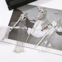Tassel Decor Hollow Hair Pin Wedding Headwear