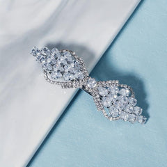 Zircon Side Clip Rhinestone Hair French Barrette