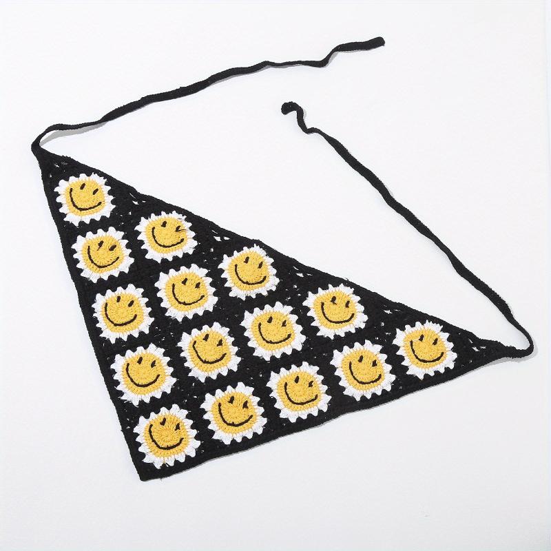 Smiling Face Triangle Headband Hair Accessories for Daily Party Use