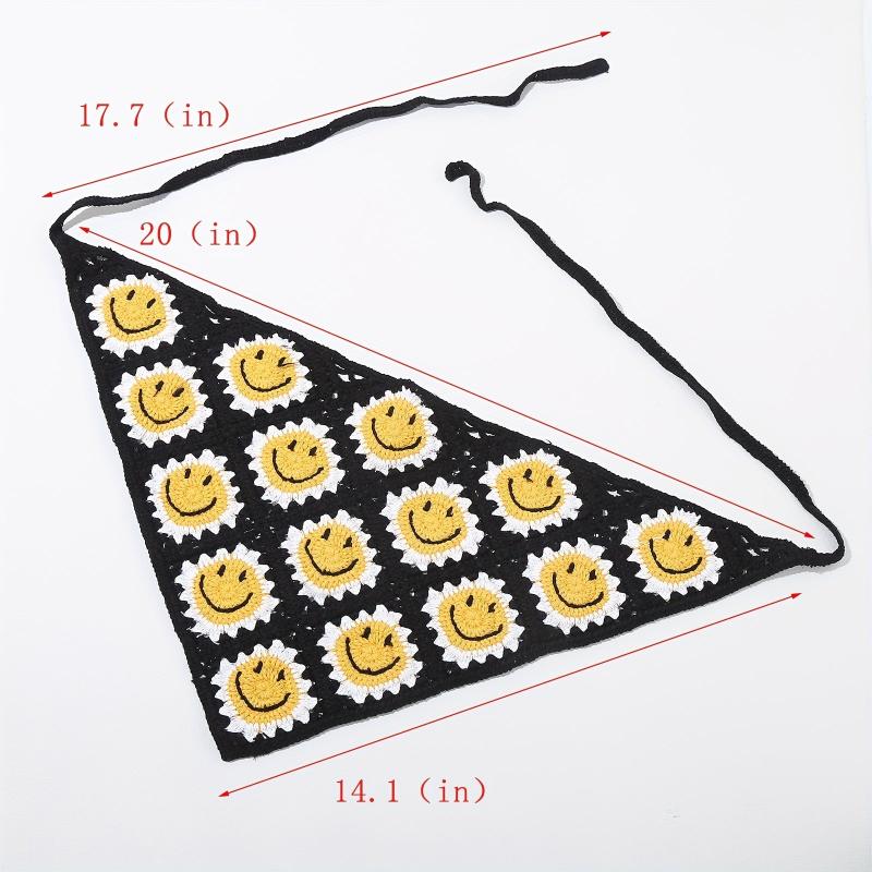 Smiling Face Triangle Headband Hair Accessories for Daily Party Use