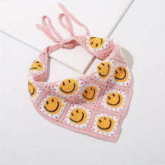 Smiling Face Triangle Headband Hair Accessories for Daily Party Use