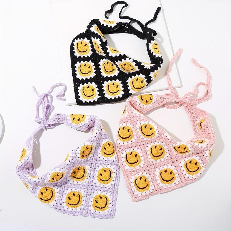 Smiling Face Triangle Headband Hair Accessories for Daily Party Use