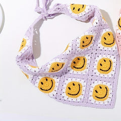 Smiling Face Triangle Headband Hair Accessories for Daily Party Use