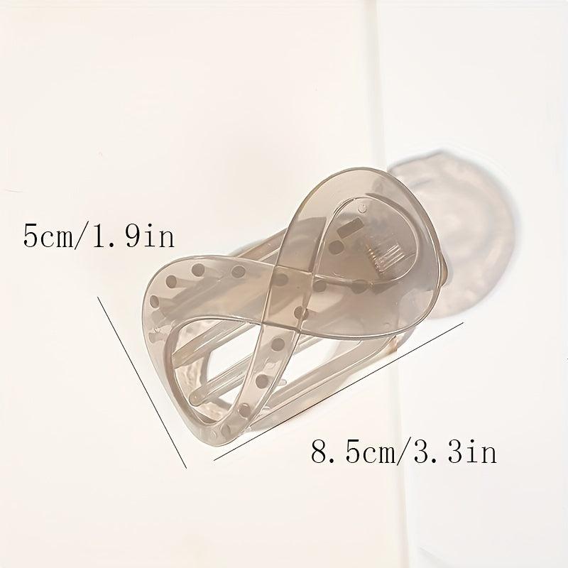 8 Shaped Duck Billed Claw Hair Clip for Women Girls