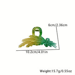 Wheat Ears Shaped Hair Claw Clip Nonslip Ponytail Holder