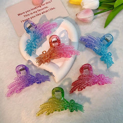 Wheat Ears Shaped Hair Claw Clip Nonslip Ponytail Holder