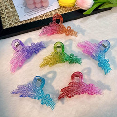 Wheat Ears Shaped Hair Claw Clip Nonslip Ponytail Holder