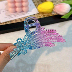 Wheat Ears Shaped Hair Claw Clip Nonslip Ponytail Holder