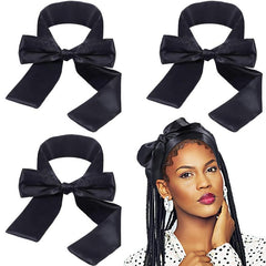 3pcs Satin Headbands Non Slip Makeup Facial Sport Yoga Headband