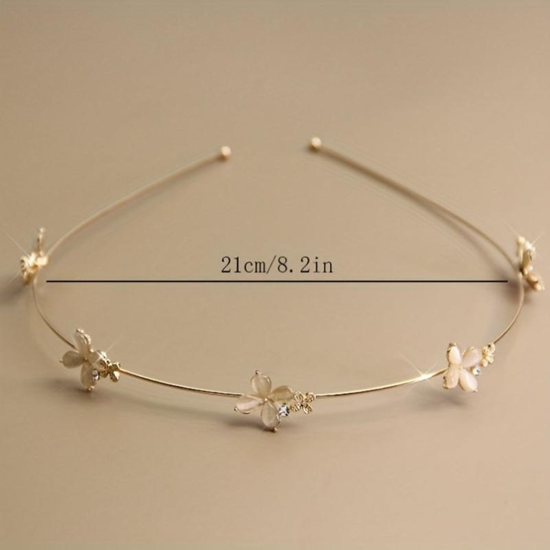 Opal Flower Headband Hair Accessories for Women