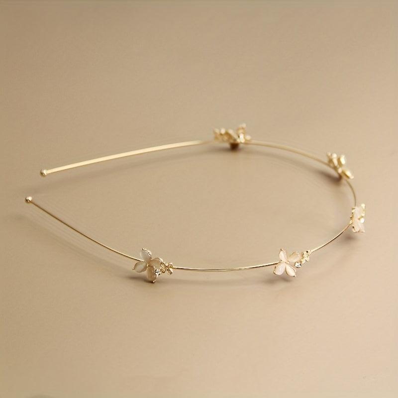 Opal Flower Headband Hair Accessories for Women