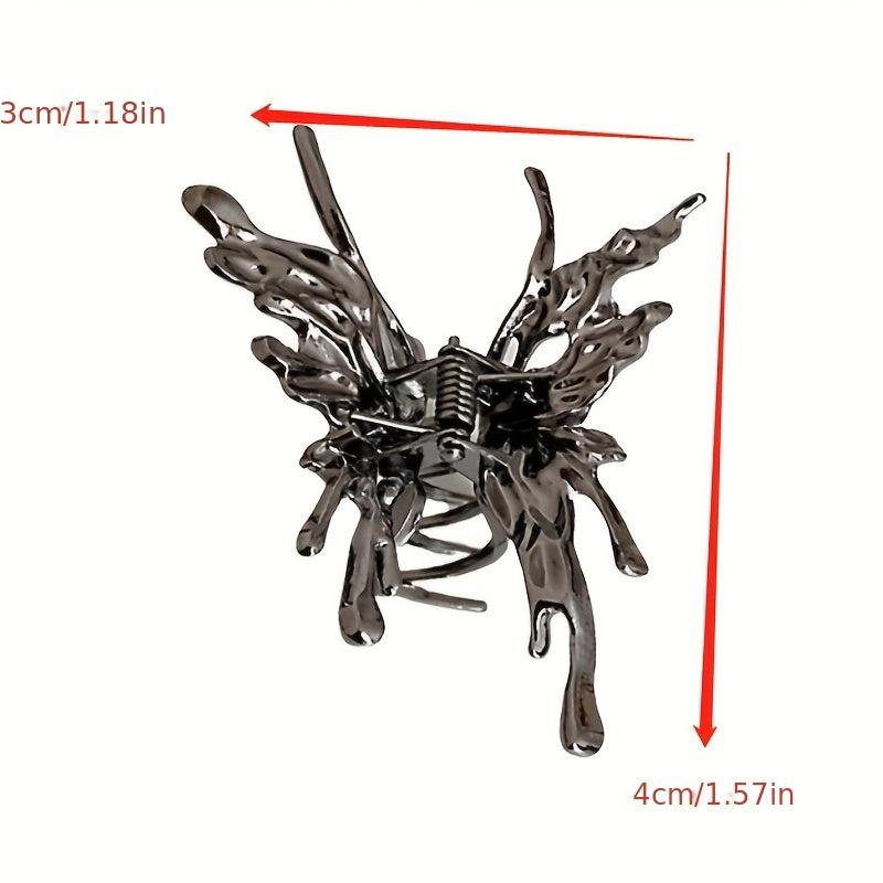 Butterfly Shaped Hair Claw for Ponytail Holder Women Girls Hair Clip