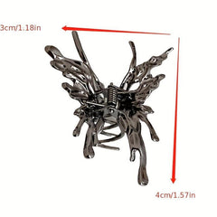 Butterfly Shaped Hair Claw for Ponytail Holder Women Girls Hair Clip