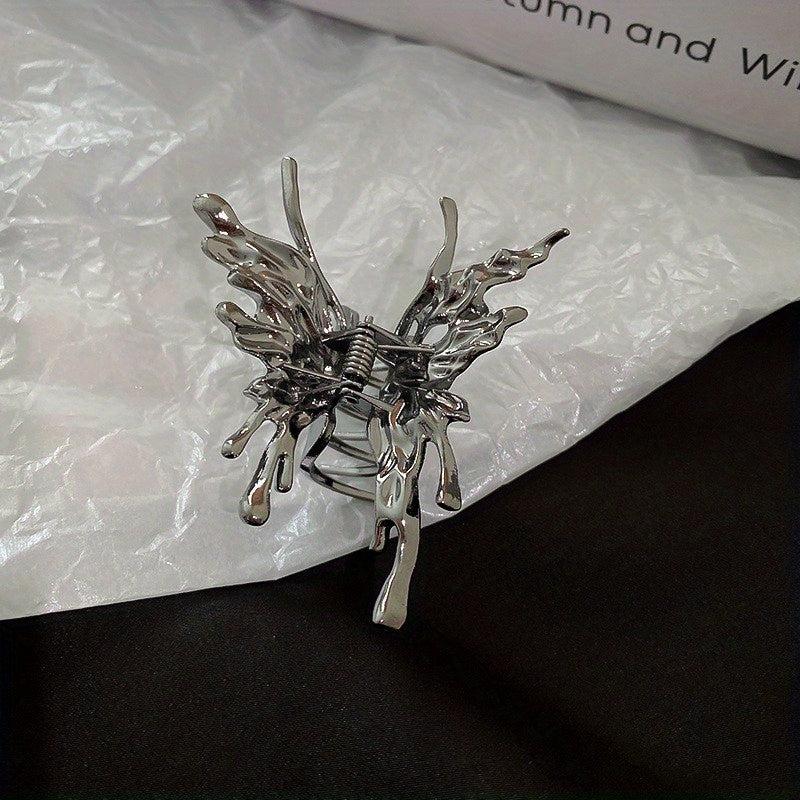 Butterfly Shaped Hair Claw for Ponytail Holder Women Girls Hair Clip