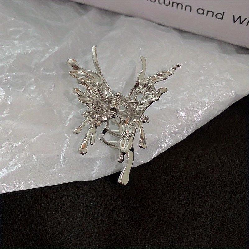 Butterfly Shaped Hair Claw for Ponytail Holder Women Girls Hair Clip