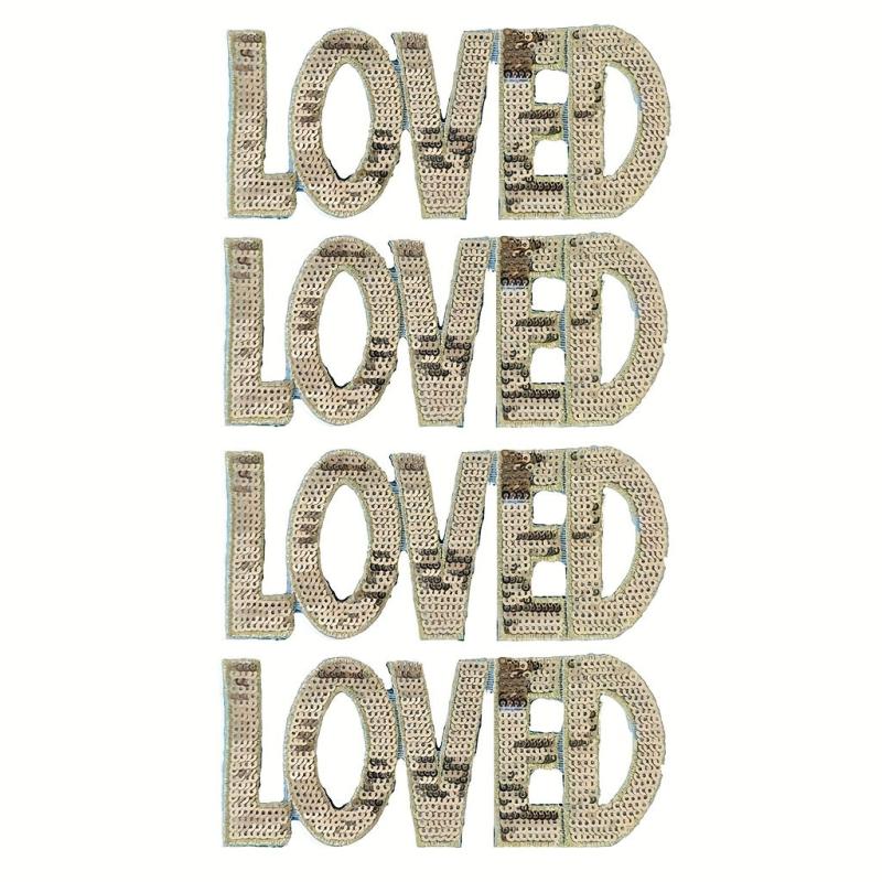 Sequin Patches Iron On Stickers DIY Decoration For T-shirt