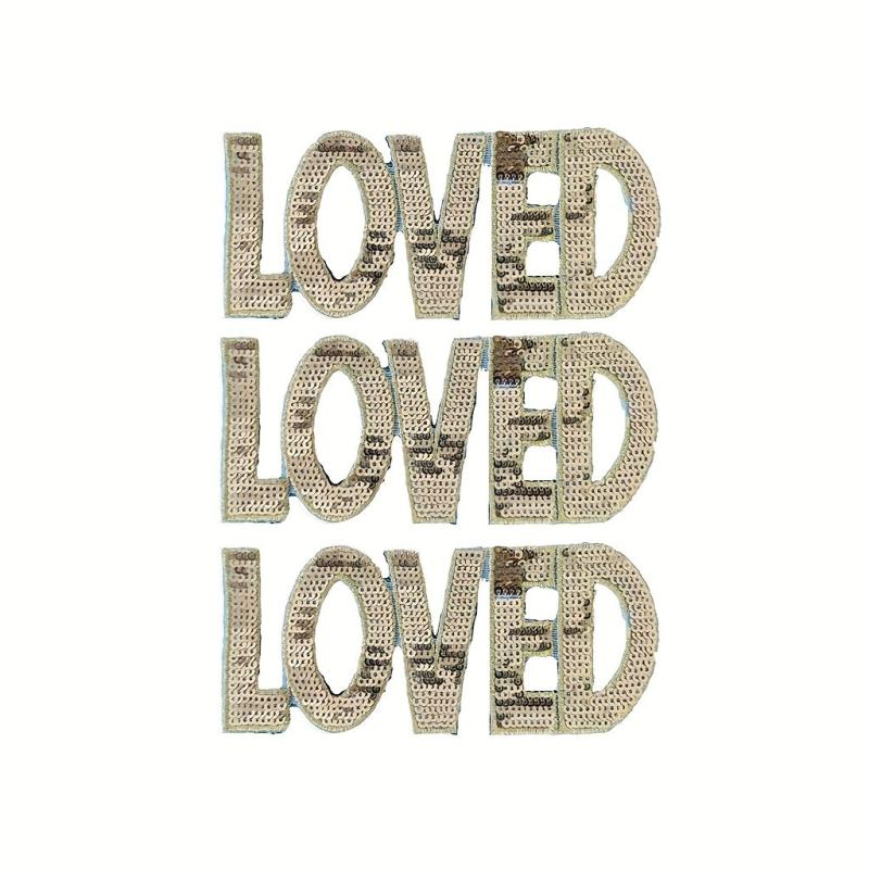 Sequin Patches Iron On Stickers DIY Decoration For T-shirt