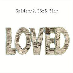 Sequin Patches Iron On Stickers DIY Decoration For T-shirt