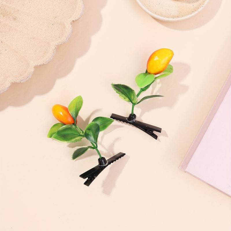 Creative Mango Tree Hair Clip Funny Duck Billed Clip for Women Girls Baby Hair