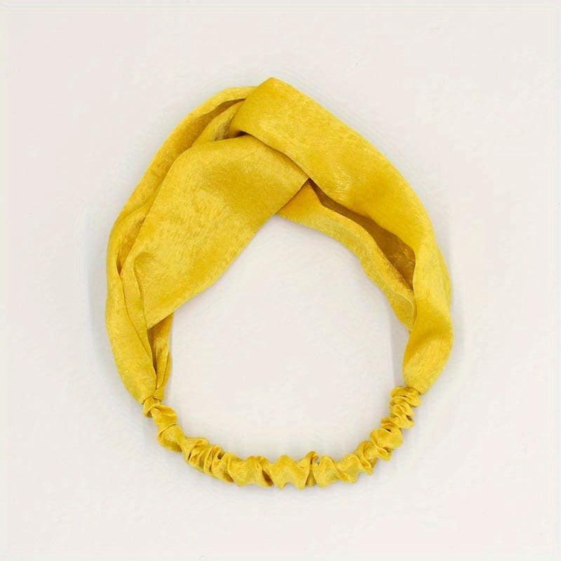 Retro Face Wash Headband Knotted Hair Band