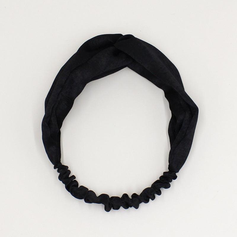 Retro Face Wash Headband Knotted Hair Band