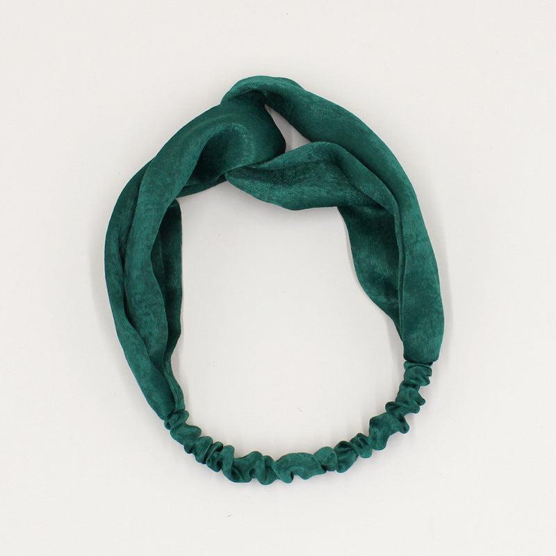 Retro Face Wash Headband Knotted Hair Band