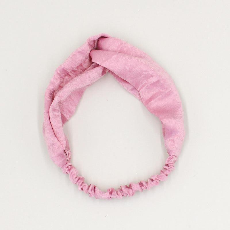 Retro Face Wash Headband Knotted Hair Band