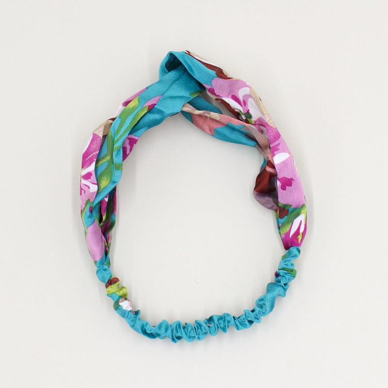 Retro Face Wash Headband Knotted Hair Band